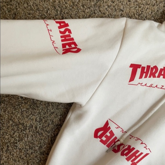 Large white Thrasher hoodie limited edition!! - Picture 3 of 5